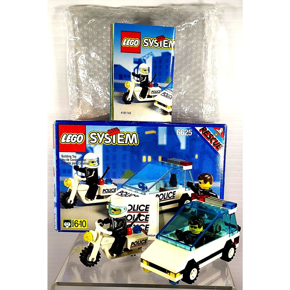 LEGO 6625 Systems Rescue Police SPEED TRACKERS, Complete, Used, See Pics/Descr.